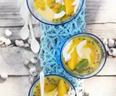Mangocreme mit Maracuja