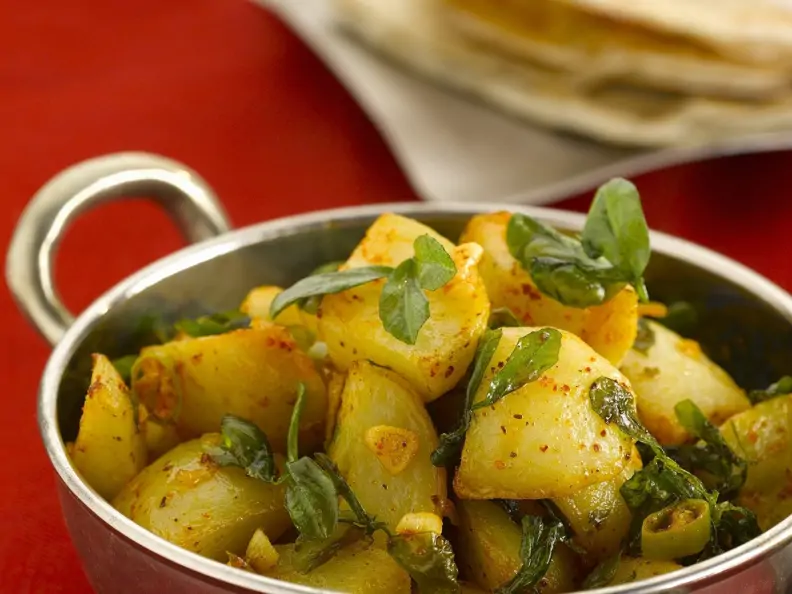 Curry-Kartoffeln mit Bockshornklee