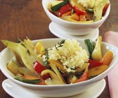 Couscous mit buntem Gemüse
