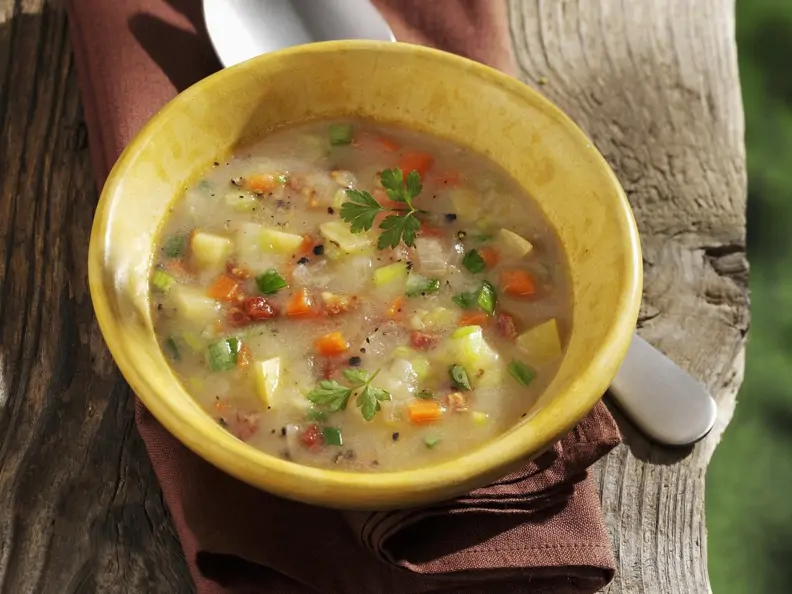Deftige Kartoffelsuppe