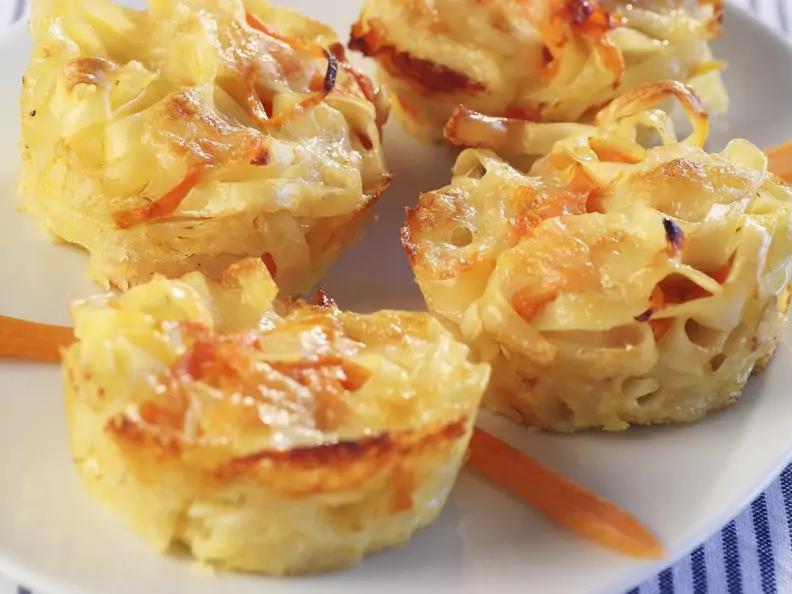 Pastamuffins mit Karotten