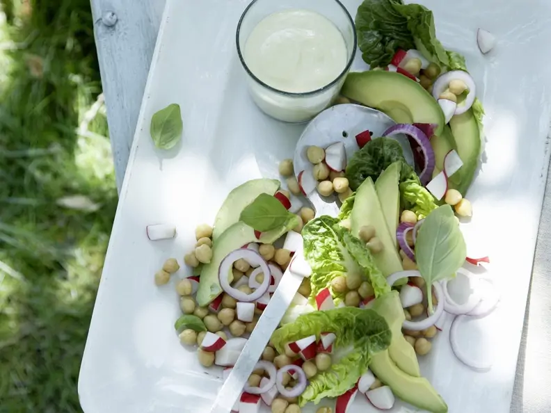 Kichererbsen-Avocado-Salat