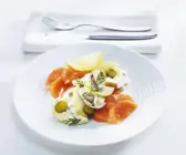 Geräucherter Lachs nach Hausfrauenart