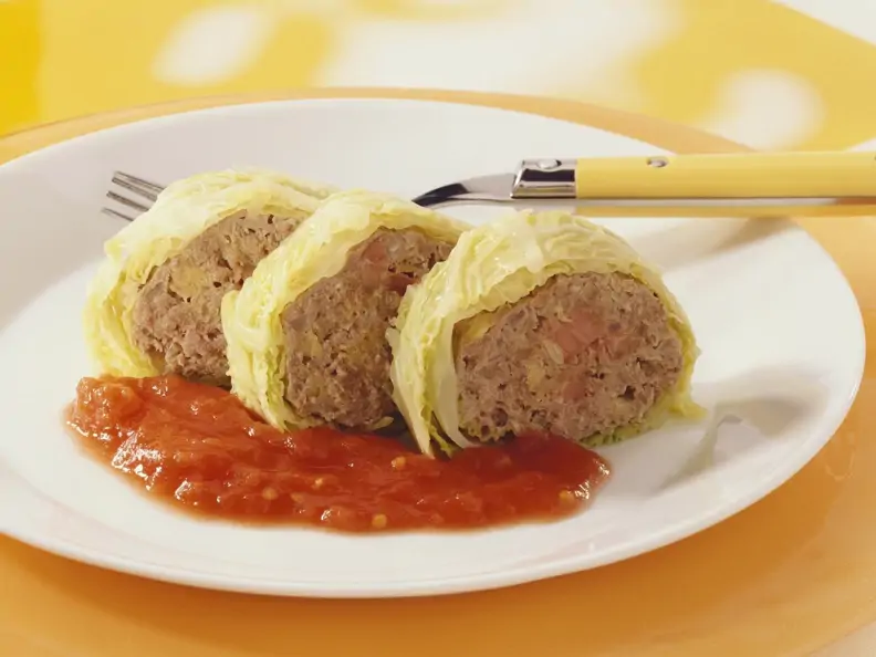Gefüllter Wirsing mit Hackfleisch