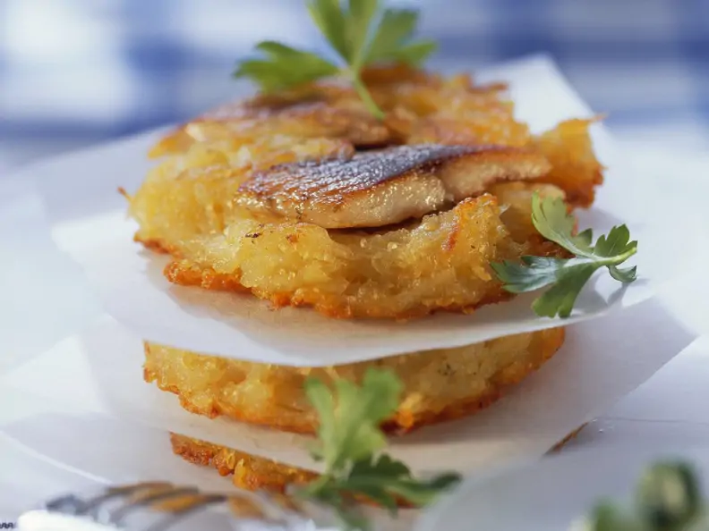 Kartoffelrösti mit Matjes