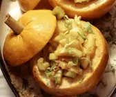 Kürbis mit Füllung