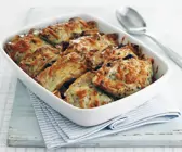 Pikanter Pfannkuchenauflauf