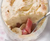 Rhabarbergratin mit Bananen