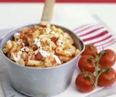 Pasta mit Garnelen und Tomaten