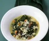 Toskanische Bohnensuppe mit Schwarzkohl