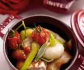 Schmor-Kaninchen mit Gemüse