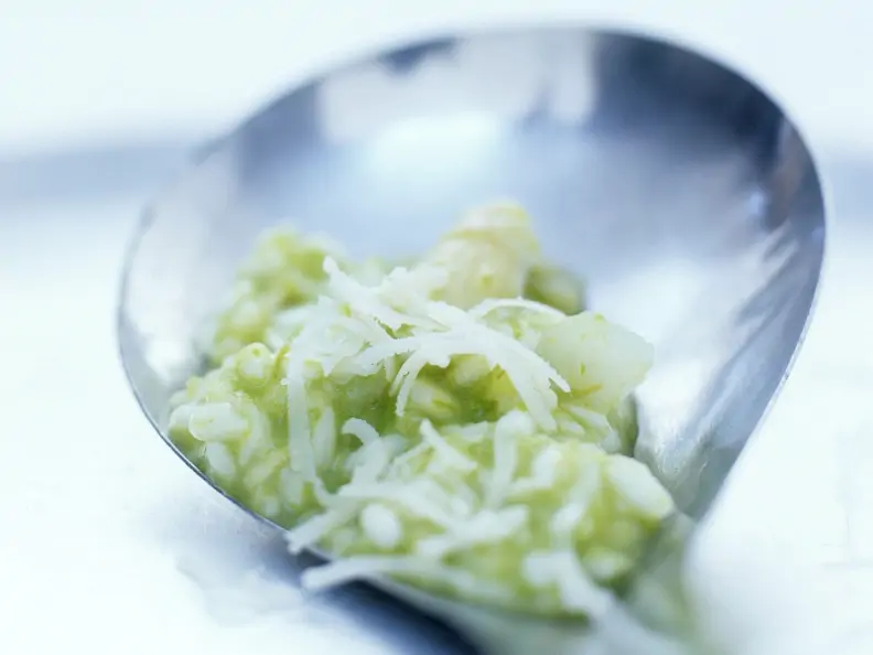 Risotto mit zweierlei Spargel (weiß,grün)