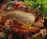 Schweinebraten mit Kräutern