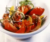 Buntes Ratatouille mit Mettklößchen