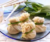 Gefüllte Teigtaschen auf chinesische Art