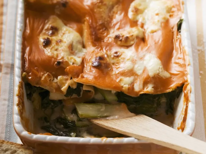 Vegetarische Lasagne mit Mangold