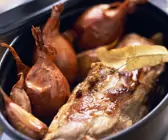 Geschmortes Schweinefilet
