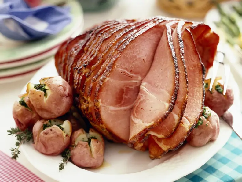Schinkenraten mit Kartoffeln
