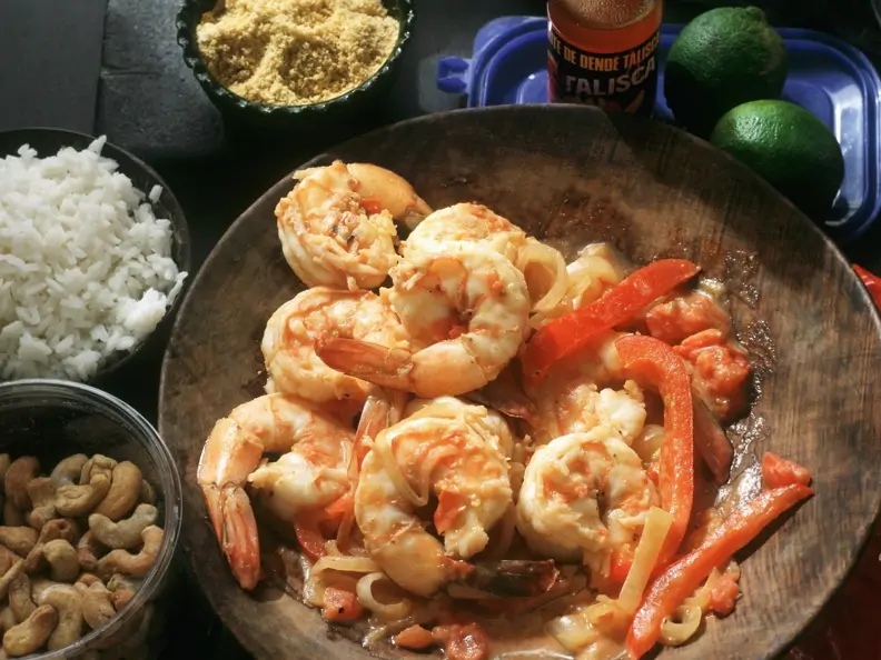 Shrimps auf brasilianische Art
