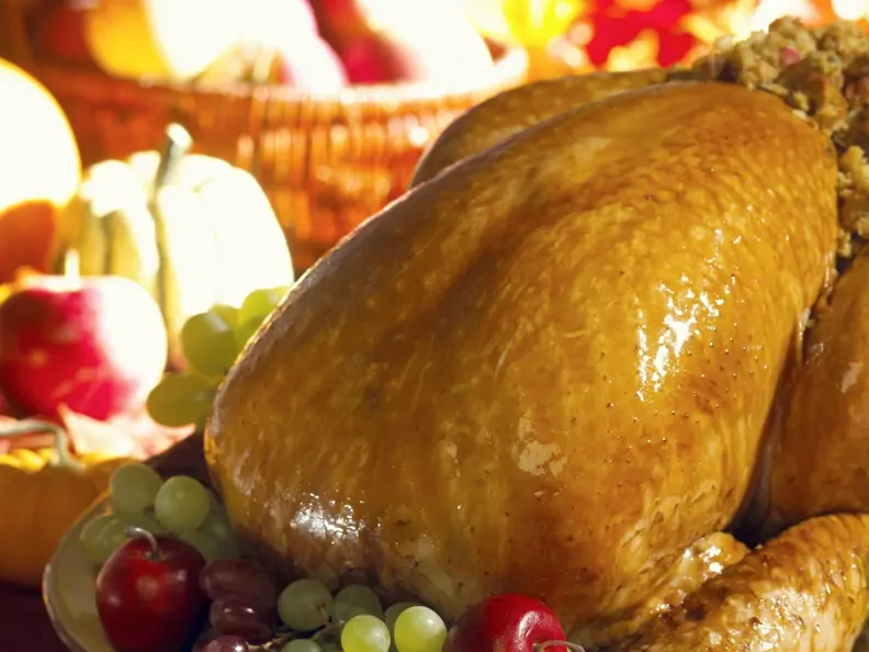 Truthahnbraten zu Erntedank