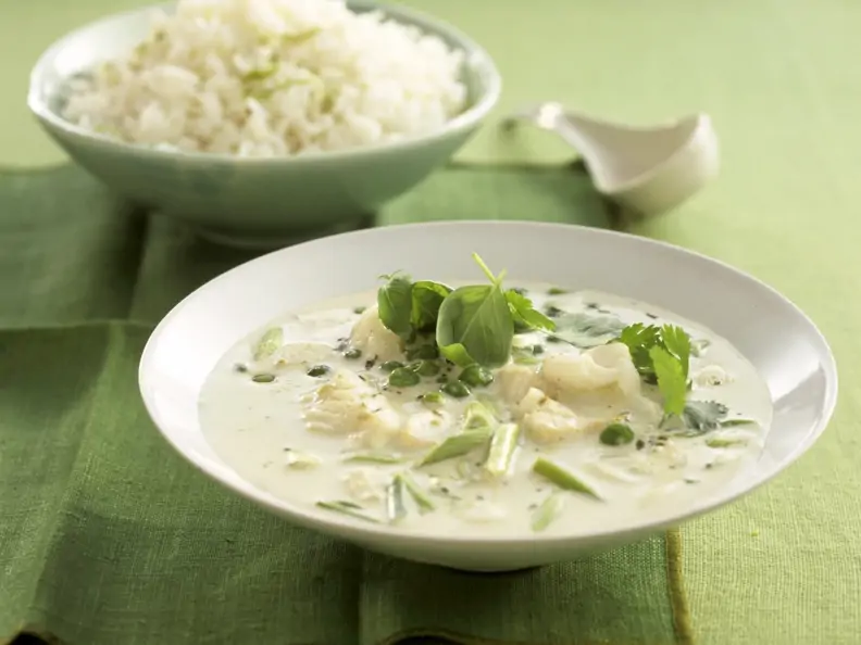 Fischcurry mit Kokosmilch