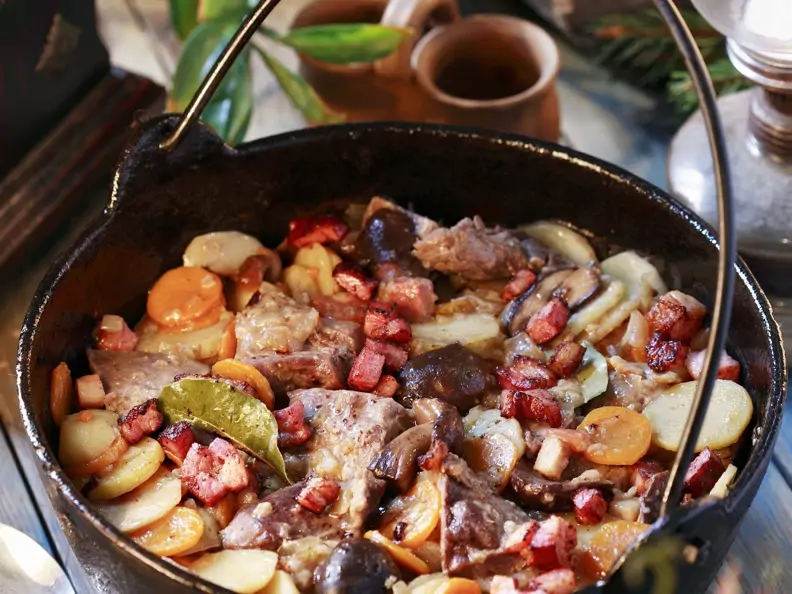 Wellfleisch mit Gemüse