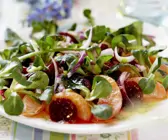 Rapunzelsalat mit Roter Bete und Orange