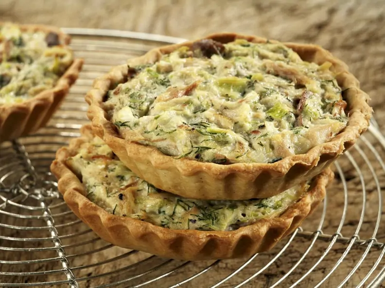 Quiche mit Makrele