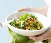 Kichererbsensalat mit Bohnen
