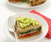 Kartoffel-Gemüse-Kuchen mit Lauchzwiebeln