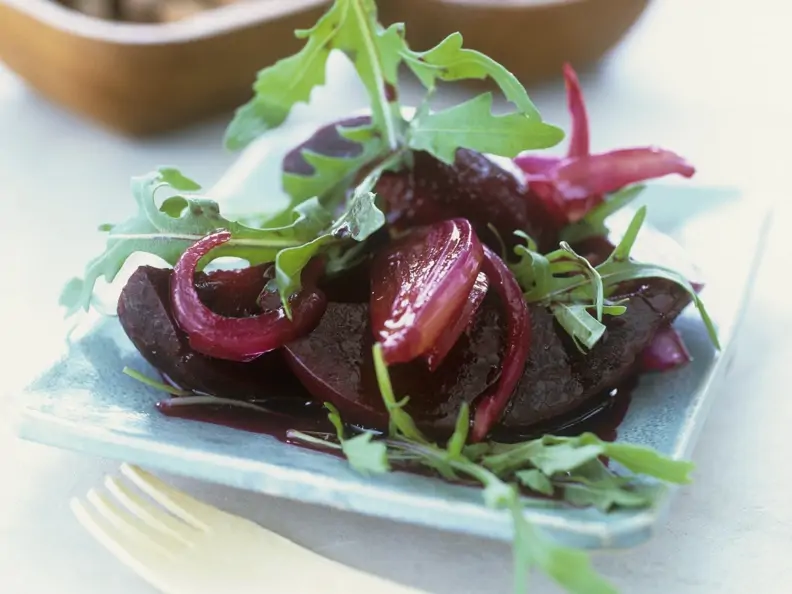 Mediterran zubereitete Rote Bete