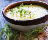 Vegetarische Kartoffelsuppe