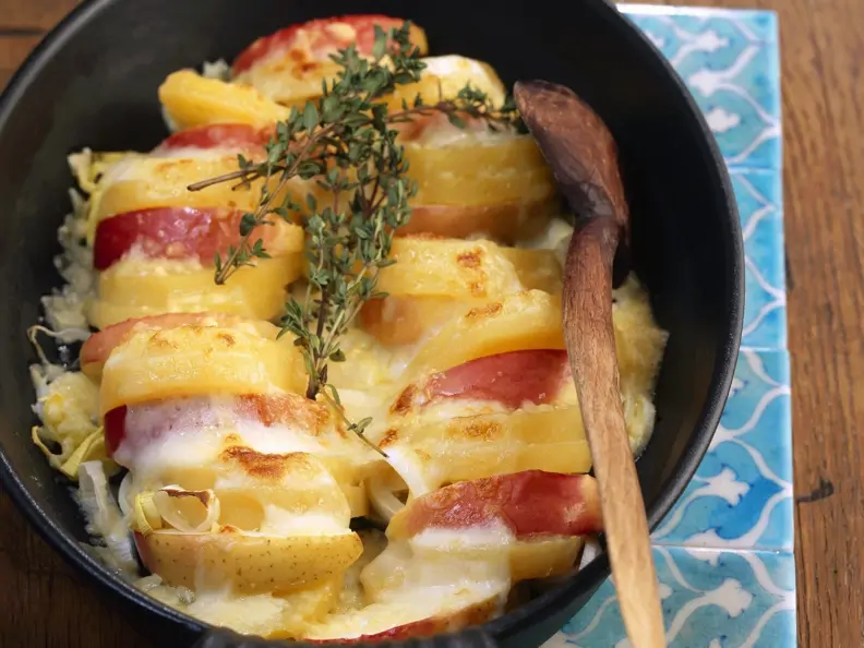 Apfel-Kartoffel-Auflauf