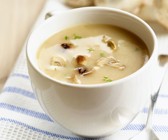 Cremige Champignonsuppe