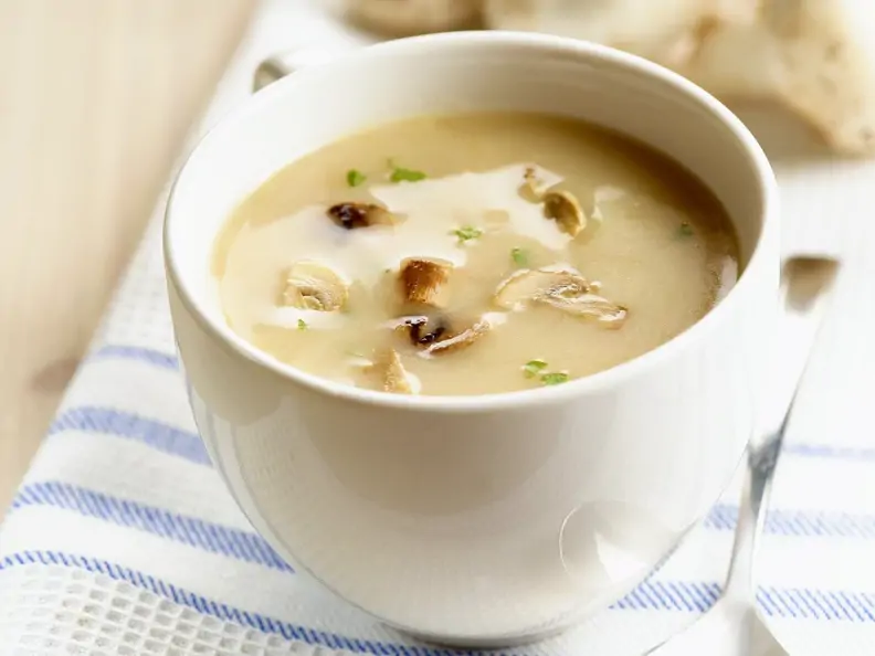 Cremige Champignonsuppe