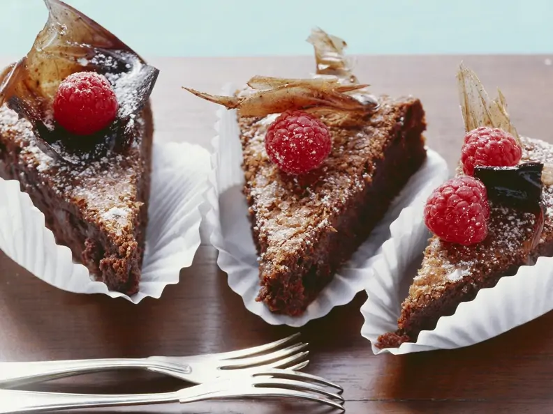 Schokoladenkuchen auf italienische Art