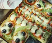 Polentagratin mit Gemüse und Käse