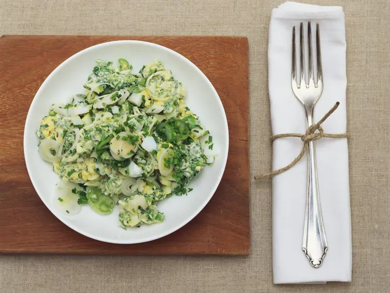 Eiersalat mit Schnittlauch