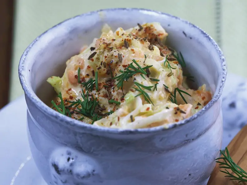 Linsen-Karottencreme mit Kümmel
