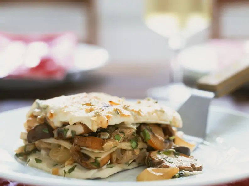 Lasagne mit Pilzen