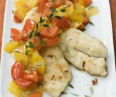 Zander mit Peperonata