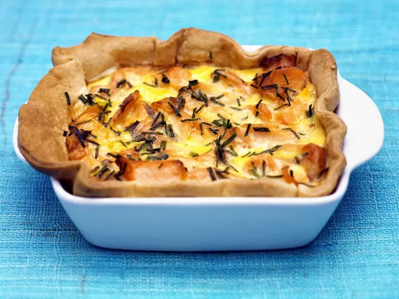 Quiche mit Wildlachs