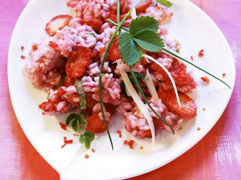 Erdbeer-Risotto