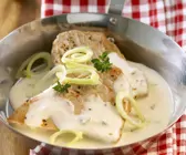 Schweinesteak mit Sahnesoße