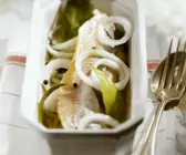 Marinierte Heringsfilets