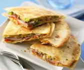 Quesadillas mit Schinken und Käse