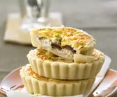 Tartelett mit Ziegenkäse