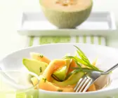 Avocado-Melonen-Salat