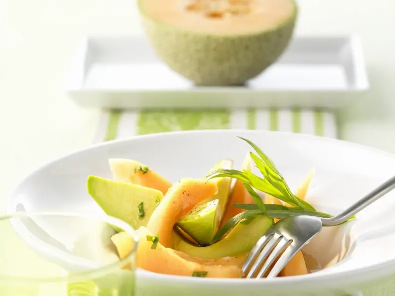 Avocado-Melonen-Salat