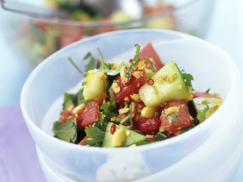 Thailändischer Melonensalat